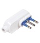 SPINA VOLANTE PIATTA art.CE16B - 2P + T 16A (scatola appendibile)