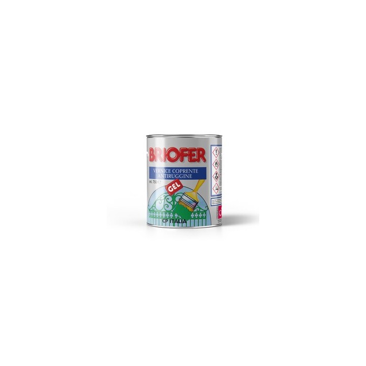 SMALTO BRIOFER ANTIRUGGINE GEL 0,75L BLU
