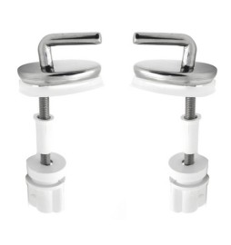 CERNIERA SINGOLA REGOLABILE PASSANTE IN ACCIAIO INOX Cromo