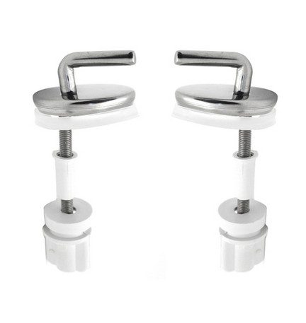 CERNIERA SINGOLA REGOLABILE PASSANTE IN ACCIAIO INOX Cromo