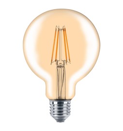 LAMPADA LED A FILAMENTO VINTAGE 'GLOBO' CALDA 2700K 8W69W E27 - lm 950
