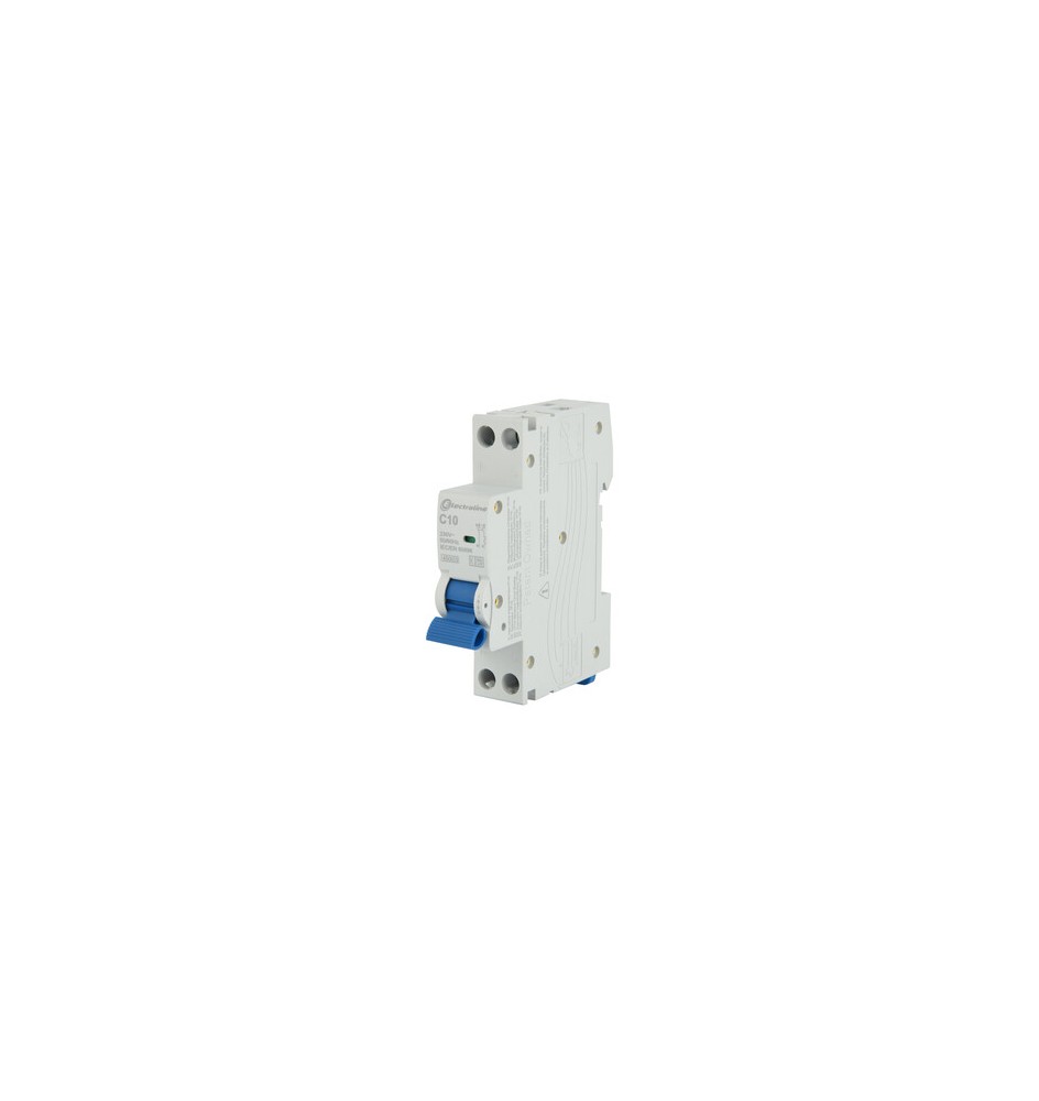 INTERRUTTORE MAGNETOTERMICO 10A 1P+N 4,5KA