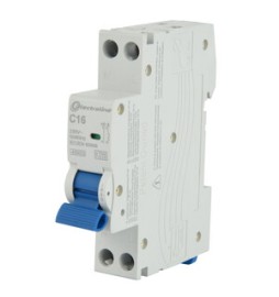 INTERRUTTORE MAGNETOTERMICO 16A 1P+N 4,5KA