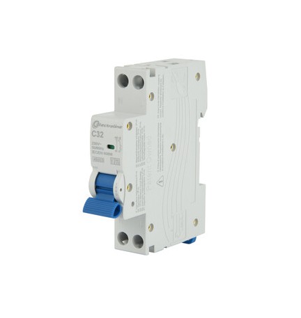 INTERRUTTORE MAGNETOTERMICO 32A 1P+N 4,5KA