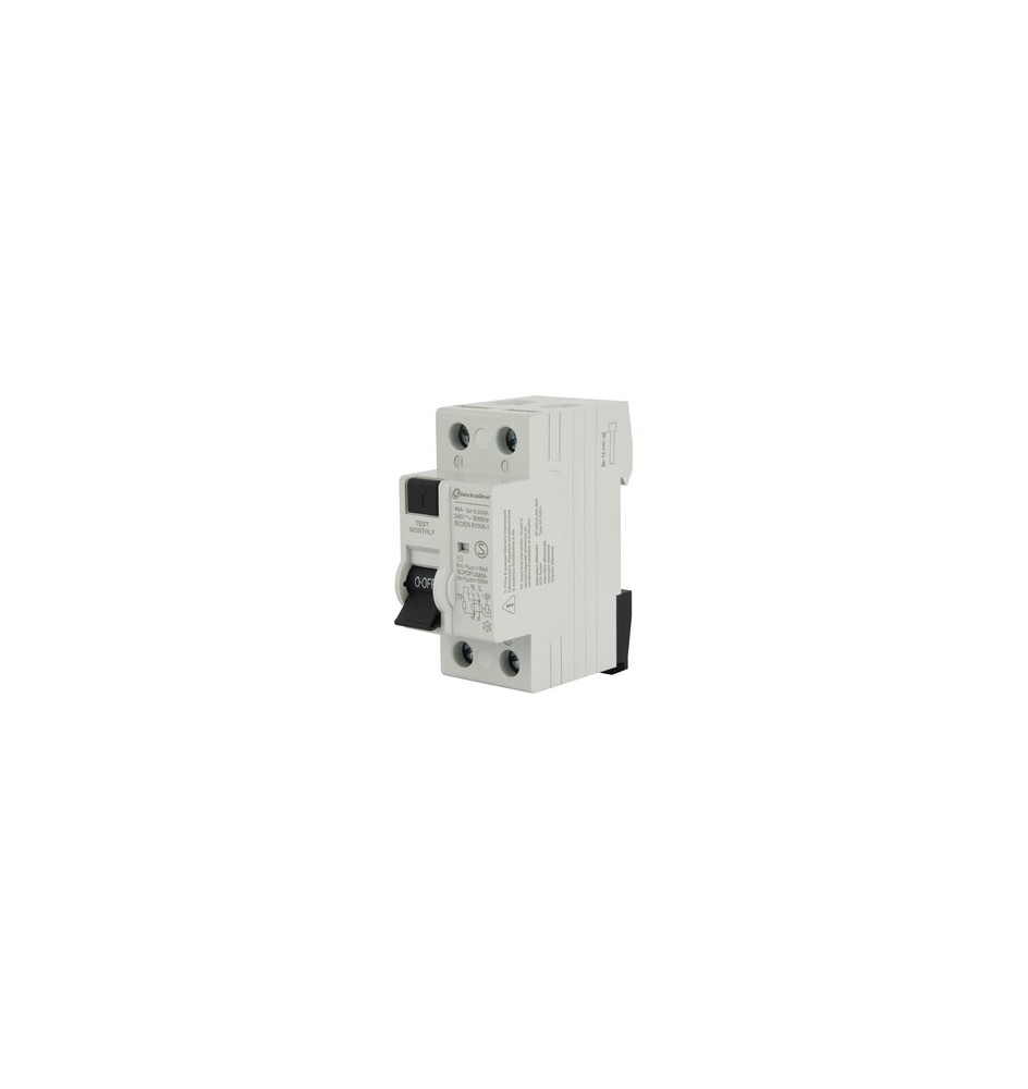 INTERRUTTORE DIFFERENZIALE 30MA 40A 6KA TIPO AC