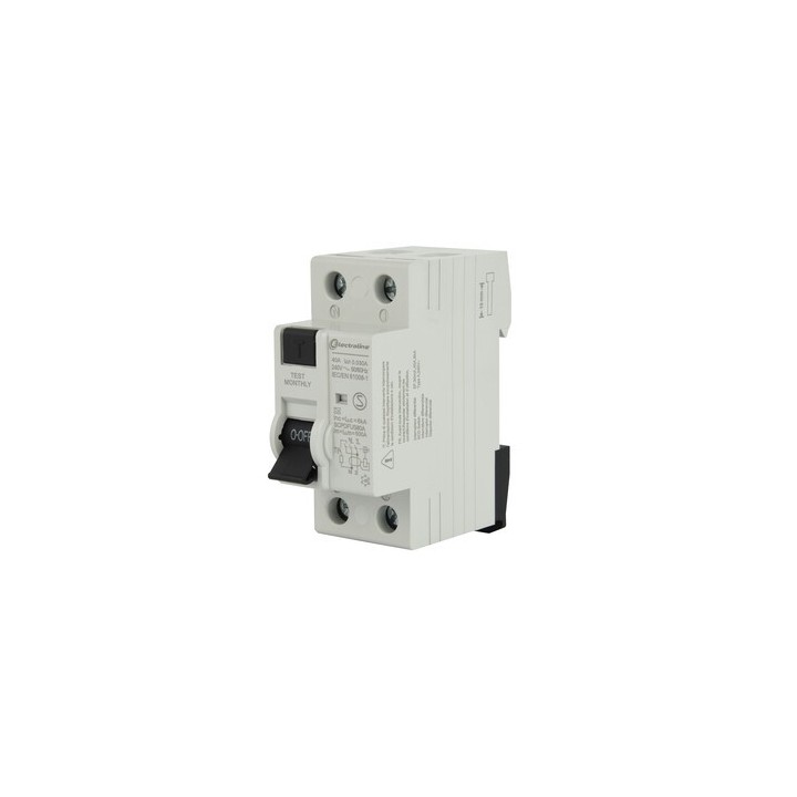 INTERRUTTORE DIFFERENZIALE 30MA 40A 6KA TIPO A