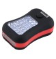 LAMPADA DA LAVORO A LED 24 led (pannello) + 4 led (torcia)