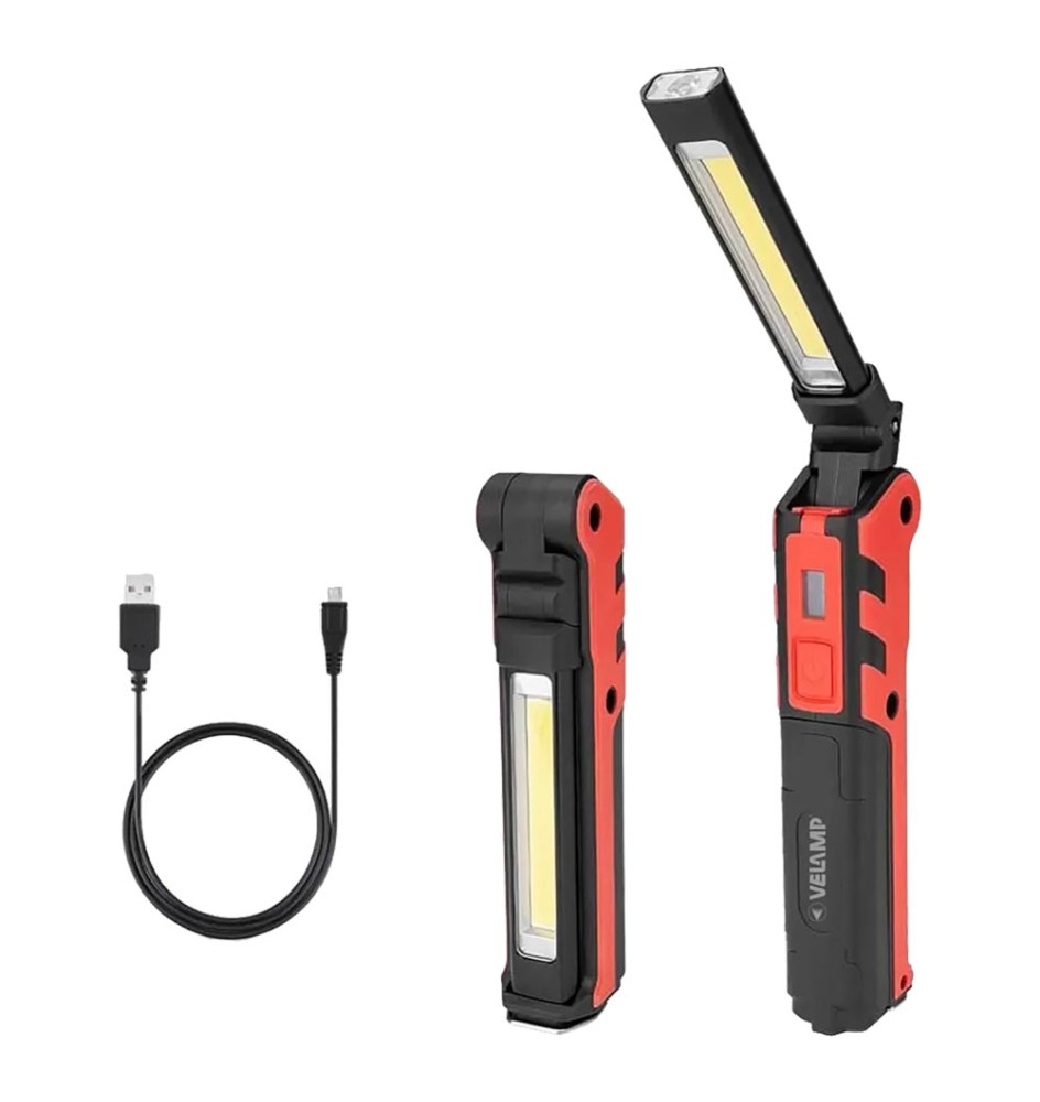 LAMPADA PORTATILE RICARICABILE led 5W (luce) + 3W (torcia)