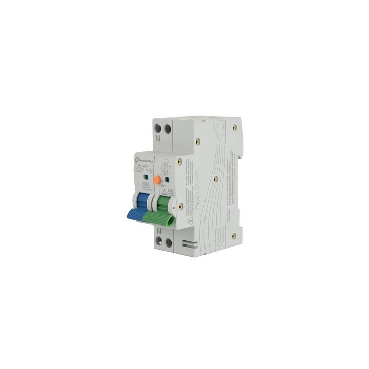 INTERRUTTORE DIFFER.MAGNETOTERMICO 16A 30MA A-C