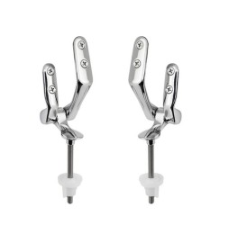 CERNIERE PER SEDILE WC CONCA PASSANTE -