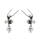 KIT CERNIERE INOX PASSANTE MOD. S01 -