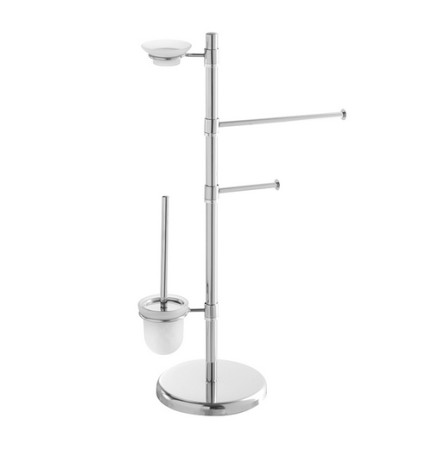 PIANTANA PORTASCOPINO PORTATUTTO Cromo