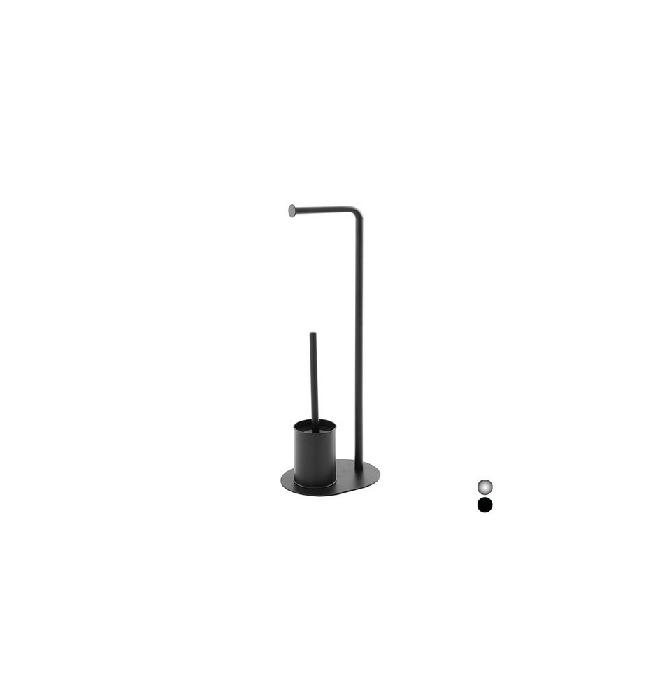 PIANTANA COLONNA PORTA SCOPINO BASE OVALE Cromo