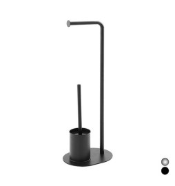 PIANTANA COLONNA PORTA SCOPINO BASE OVALE Nero