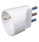 ADATTATORE SINGOLO art.CE18B - spina 2P + T 16A - scatola appendibile