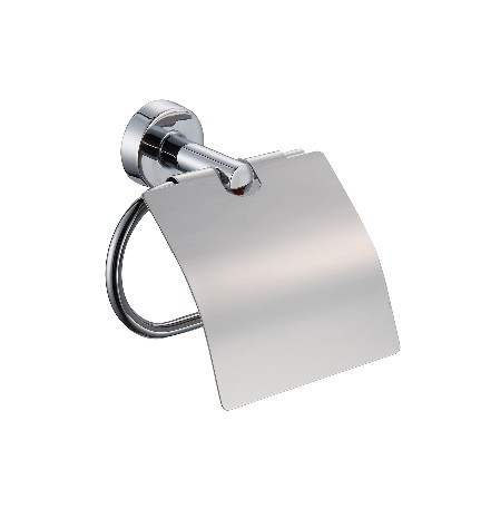 PORTA ROTOLO CARTA CHIUSO LINEA DIOSA Cromo - Fiss. con viti