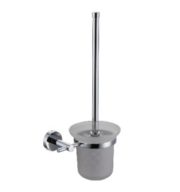 PORTA SCOPINO A PARETE LINEA DIOSA Cromo - Fiss. con viti