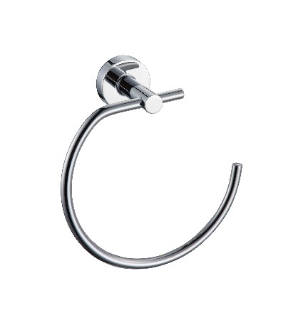 PORTA ASCIUGAMANI AD ANELLO LINEA DIOSA Cromo - Fiss. con viti