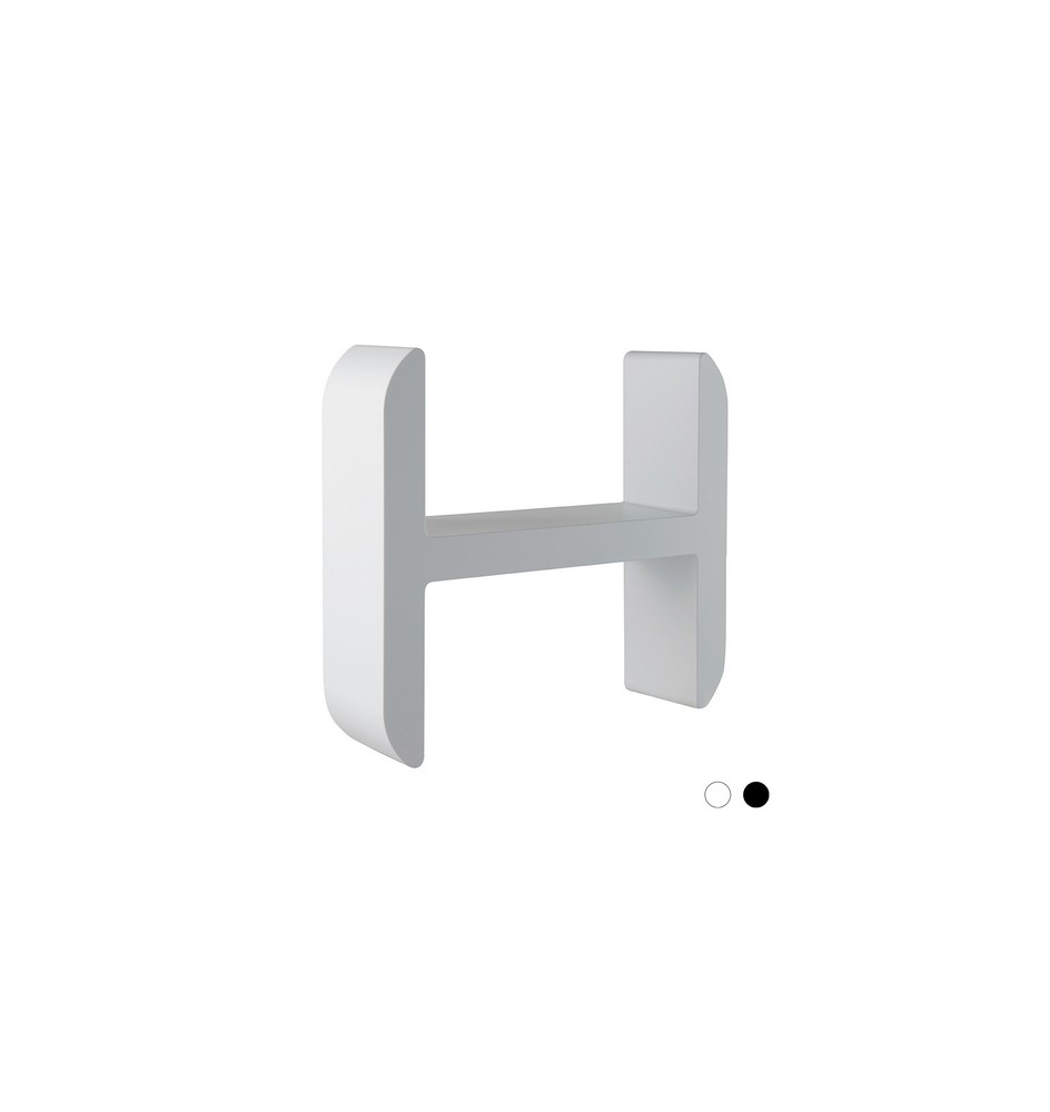 MENSOLA LETTERING ORGANIZER "H" Latte