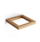 SUPPORTO PORTA SCOPINO A PARETE BAMBOO Bambù - mm 124 x 127
