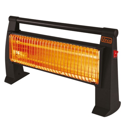 STUFA AL QUARZO DA PAVIMENTO '70149' colore nero