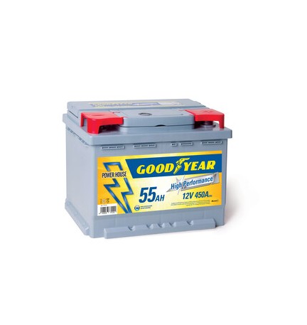 BATTERIA AUTO GOODYEAR 55AMP POWER PLUS
