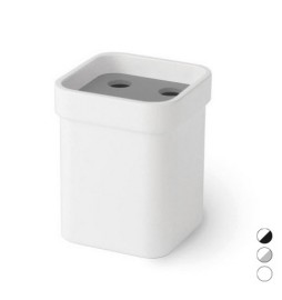 PORTASPAZZOLINI IN MELAMMINA SAETA Bianco mm 85x85x105