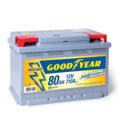 BATTERIA AUTO GOODYEAR 80AMP POWER PLUS