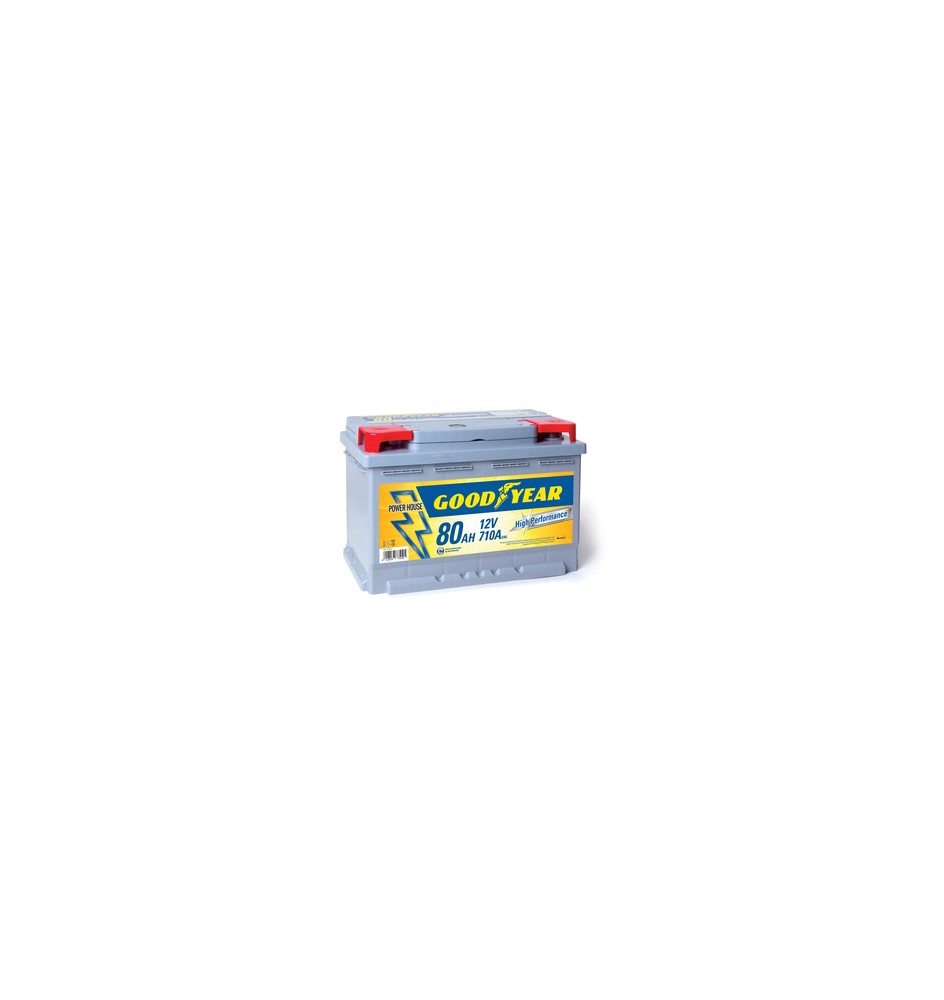 BATTERIA AUTO GOODYEAR 80AMP POWER PLUS