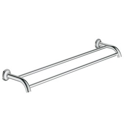 PORTA SALVIETTE DOPPIO ESSENTIALS AUTHENTIC Cromo