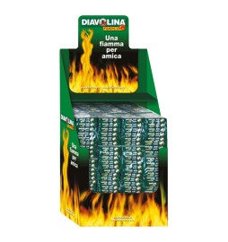 ESPOSITORE DIAVOLINA ACCENDIFUOCO 40 CUBI DA TERRA 270 cf. cm.41 x 59,5 x h.127