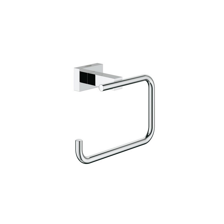 PORTA ROTOLO CARTA ESSENTIALS CUBE Cromo