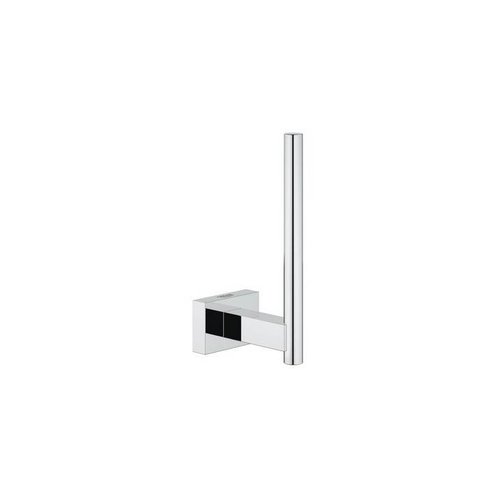 PORTA ROTOLO CARTA ESSENTIALS CUBE Cromo