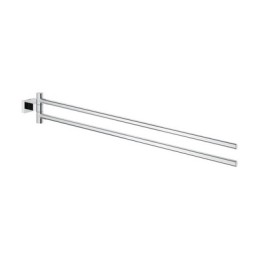 PORTASALVIETTE DOPPIO ESSENTIALS CUBE Cromo - Lungh. 44 cm
