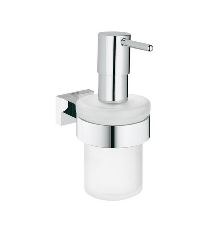 DISPENSER CON SUPPORTO ESSENTIALS CUBE Cromo