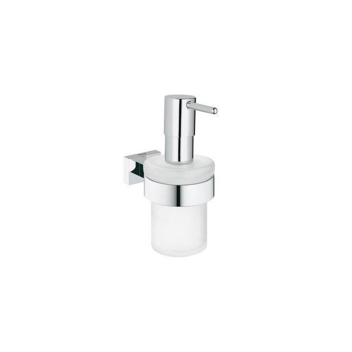 DISPENSER CON SUPPORTO ESSENTIALS CUBE Cromo
