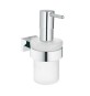 DISPENSER CON SUPPORTO ESSENTIALS CUBE Cromo