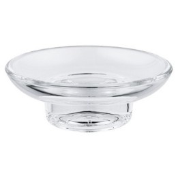 BASE PORTA SAPONE IN VETRO ESSENTIALS H. 39 mm