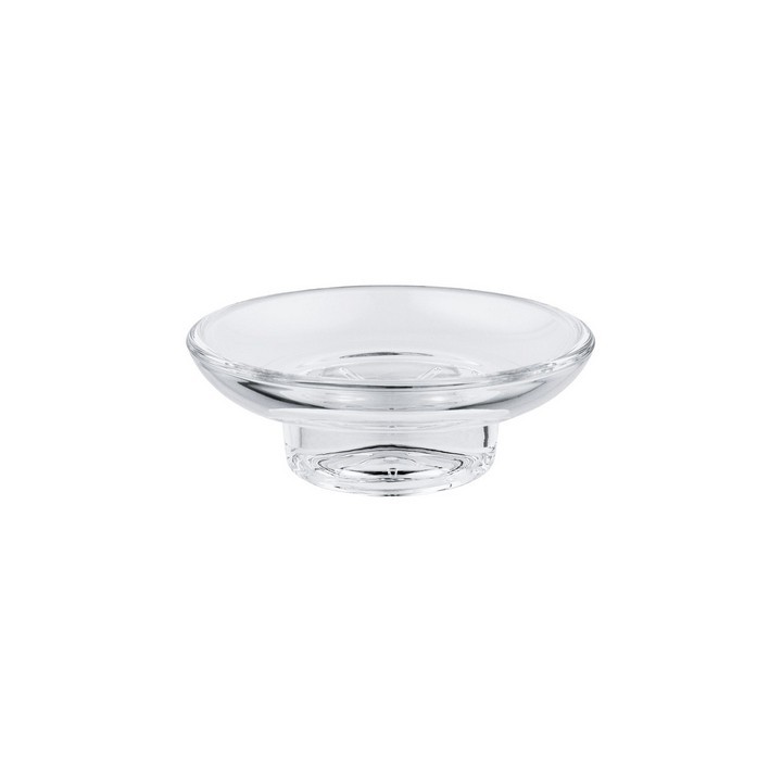 BASE PORTA SAPONE IN VETRO ESSENTIALS H. 39 mm