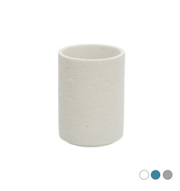 PORTA SPAZZOLINO ARIZONA Bianco Diam. 8 x H.13 cm