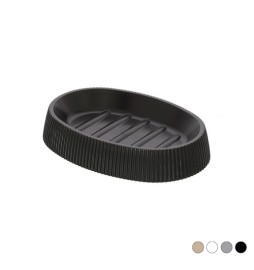 PORTA SAPONE LONDON Grigio 12,5 x 9 x H2,4 cm