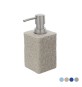 DISPENSER SAPONE SABBIA Blu pastello 7x7xH.15 cm