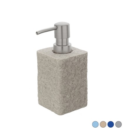 DISPENSER SAPONE SABBIA Grigio 7x7xH.15 cm
