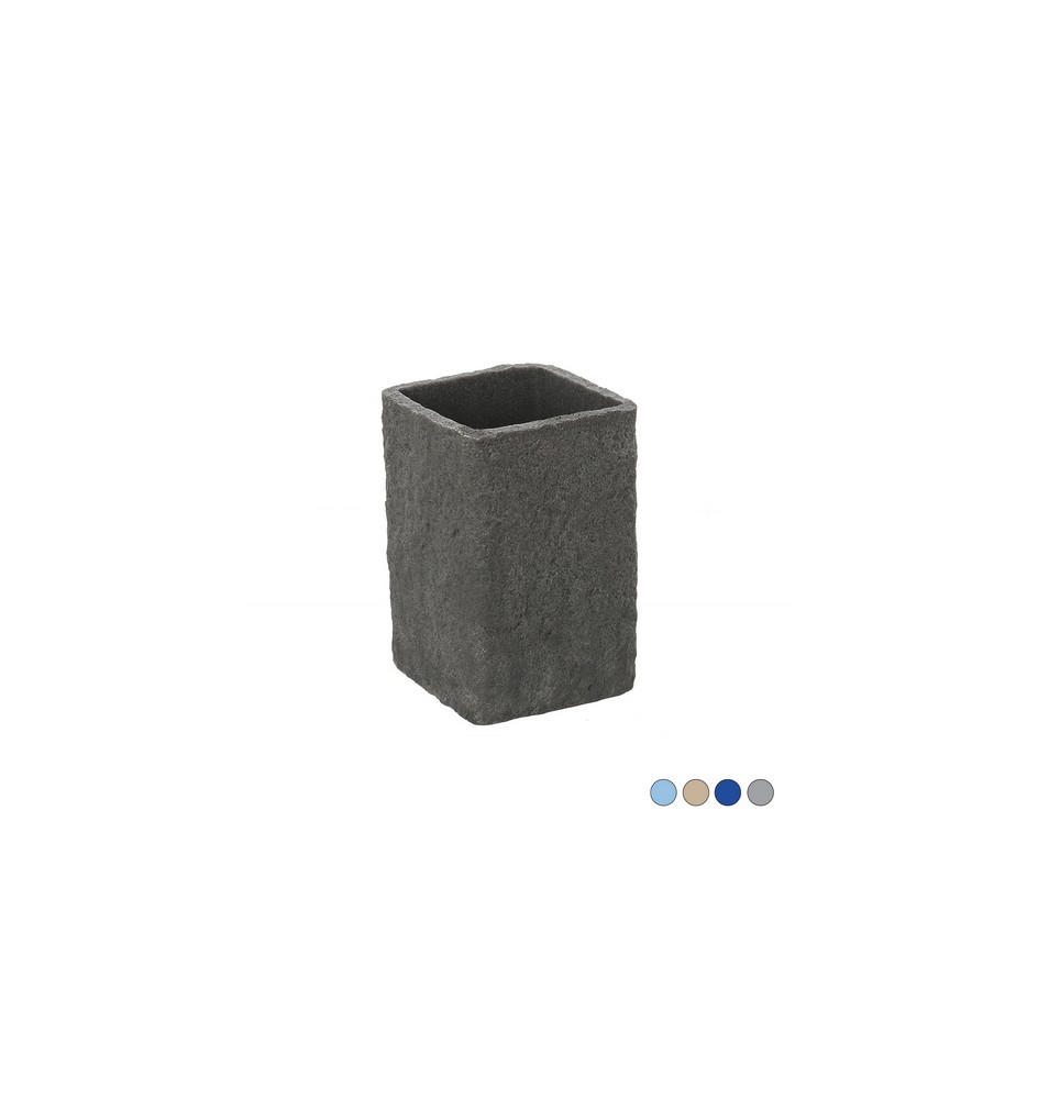 PORTA SPAZZOLINO SABBIA Beige 7x7xH.10,8 cm