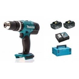 MAKITA TRAPANO C/PERCUSSIONE DHP453RFJ 18V