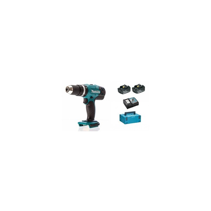 MAKITA TRAPANO C/PERCUSSIONE DHP453RFJ 18V