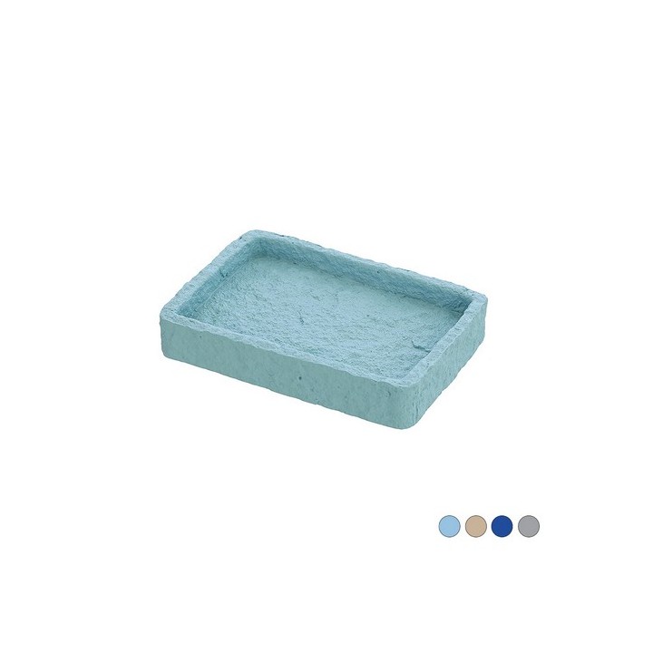 PORTA SAPONE SABBIA Grigio 11,8x8,3xH2 cm