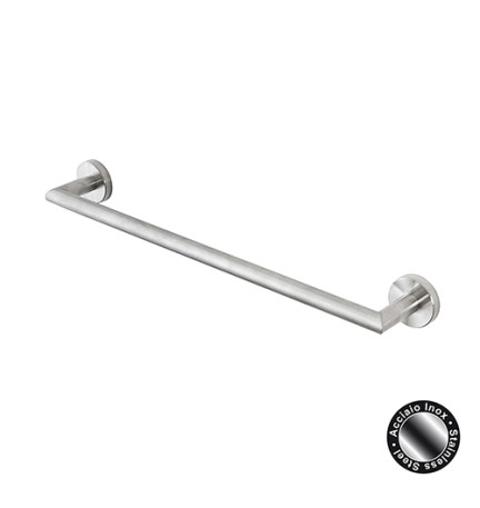 PORTASCIUGAMANI CITY IN ACCIAIO SATINATO Acciaio Satinato L. 35 cm