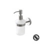 DISPENSER SAPONE CITY IN ACCIAIO SATINATO Acciaio Satinato 6x10,7xh16 cm