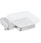 PORTA SAPONE CROMO SERIE UNICA Cromo 12x20xh4 cm